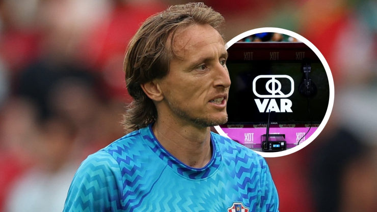 Luka Modric explota en contra del VAR