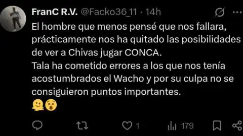 Jugadores de Chivas criticados