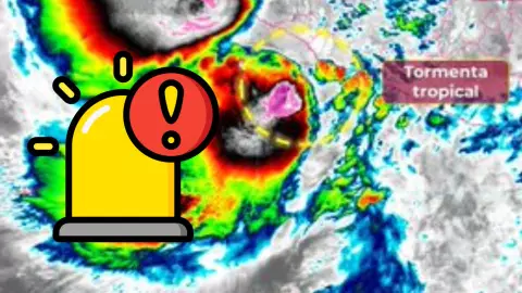 La Tormenta Tropical ‘Raymond’ sigue con su trayectoria y causa lluvias intensas: Esta es su ubicación EXACTA hoy