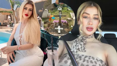 VIDEO | Así luce la tumba de Valeria Márquez; usuarios se hacen viral al arreglar la lápida de la influencer