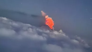  El volcán Klyuchevskoi hace erupción en Rusia  