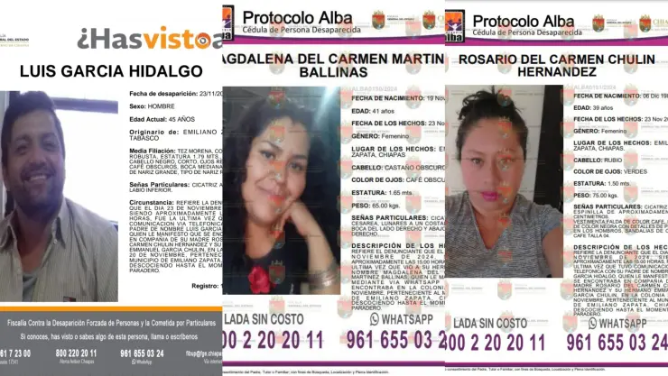 Secuestrados Chiapas