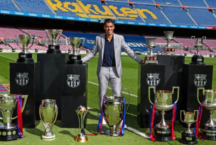 Luis Suárez despedida del Barcelona