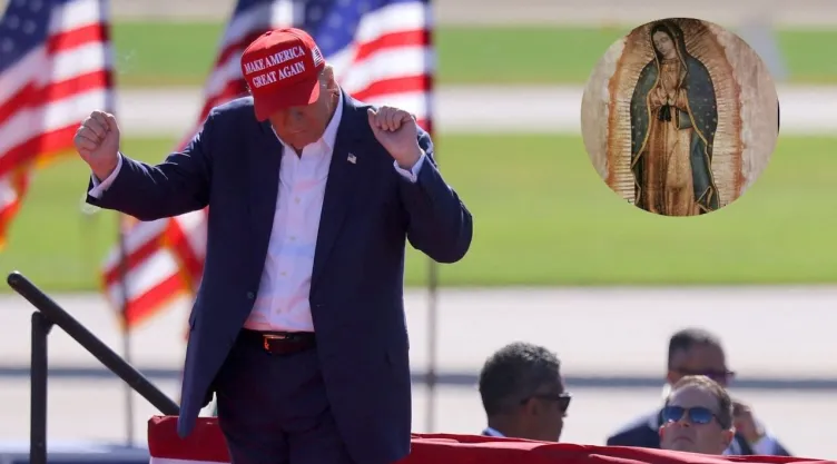 “Happy Birthday Mary”, Trump en la polémica tras felicitarla con imagen de la Virgen de Guadalupe