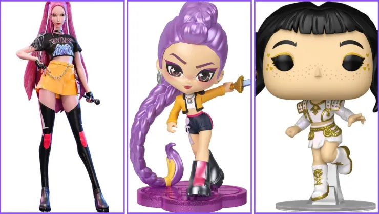 Figuras coleccionables de la película KPop Demon Hunters