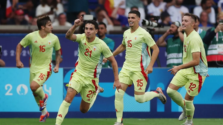 España celebra la medalla oro