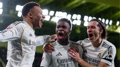 Mbappé Viniciús Real Madrid