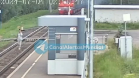 Mujer arrollada tren