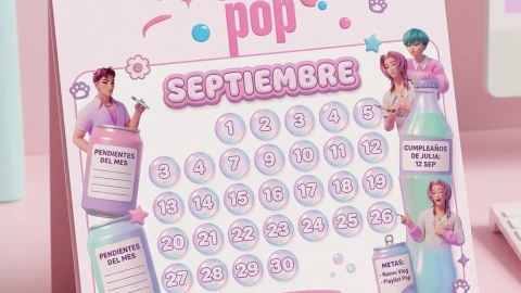 Calendario Soda Pop de Saja Boys