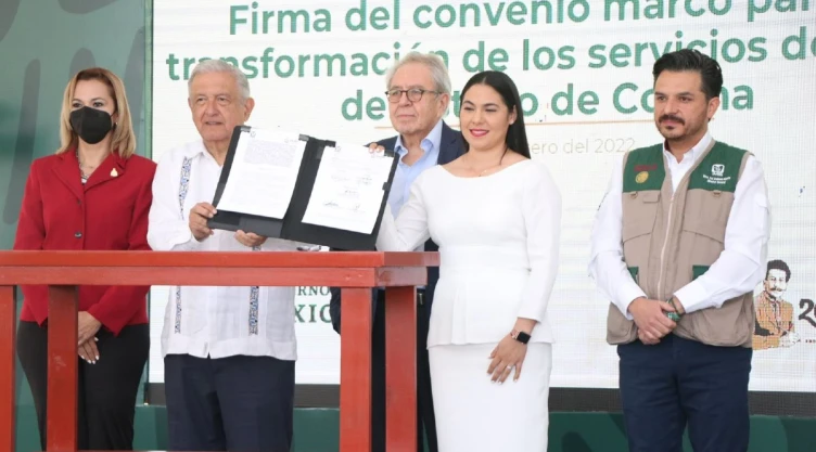 gobierno federal salud convenio Colima