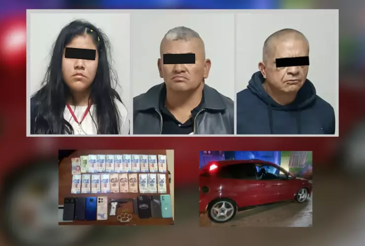 Tres personas ingresaron y amarraron a una familia en Chimalhuacán.
