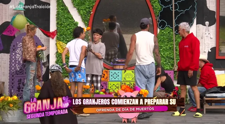 Granjeros preparan sus ofrendas para el Día de Muertos