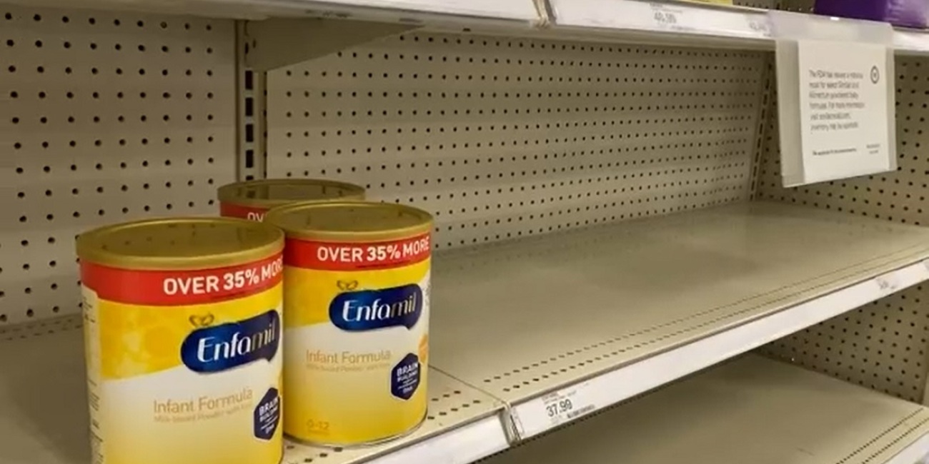 Escasez de leche de fórmula para bebés afecta a Estados Unidos