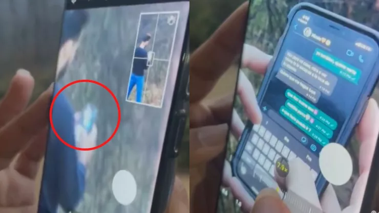 VIDEO El zoom del celular deja al descubierto a su novio infiel