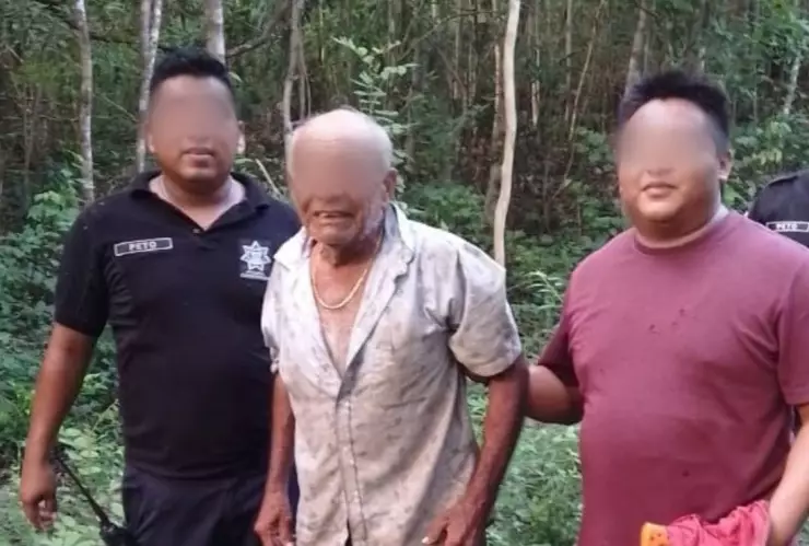 Localizan a abuelito perdido en el monte de Peto; así fue el rescate