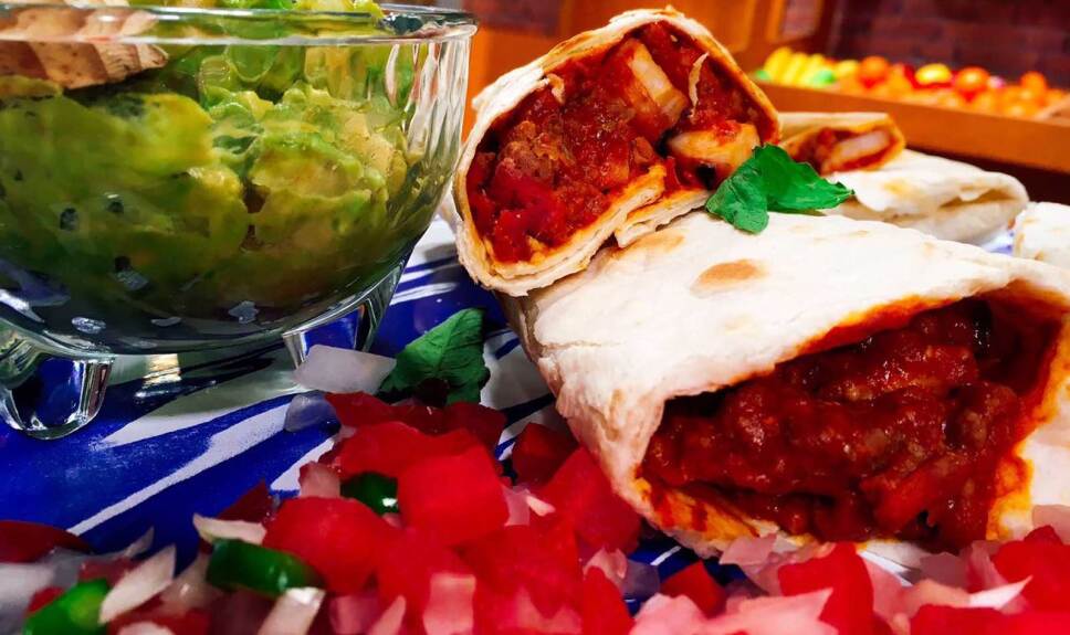 Receta Burrito de chicharrón con pulpo