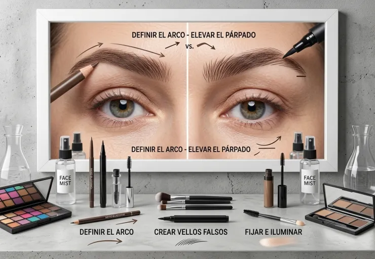 Cómo maquillar las cejas después de los 50
