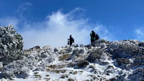 ¡Precaución! Prevén caída nieve o aguanieve en el Cofre de Perote y Pico de Orizaba ¿Cuándo?
