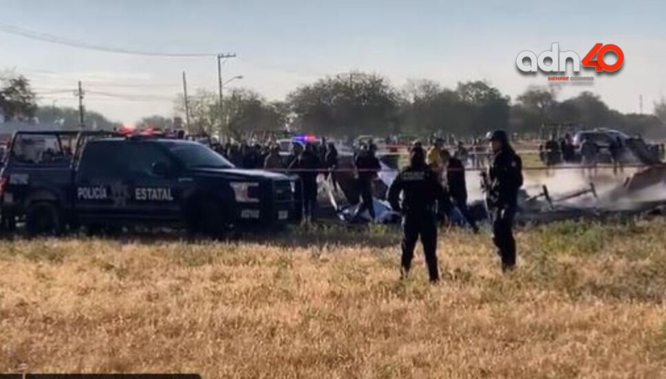 desplome aeronave secretario de seguridad publica Aguascalientes