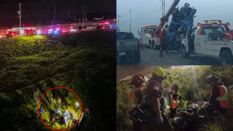 Vehículo cae a barranco en Laderas del Salitre, Querétaro HOY 7 de septiembre 2024