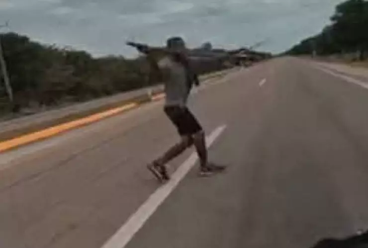 ¡Tragedia! Indigente MUERE atropellado en la carretera Mérida-Campeche; esto se sabe del caso