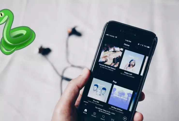 Spotify esconde en su app el clásico juego de Snake de Nokia