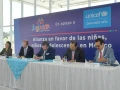 El momento de la firma que consolida la alianza “A favor de niñas, niños y adolescentes en México” entre UNICEF y México fue un hecho histórico para la niñez en el territorio mexicano.