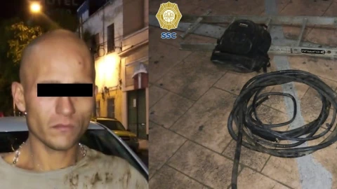 B01M4U VIDEO ROBO DE CABLE DE LUZ TLATELOLCO detenido.jpeg