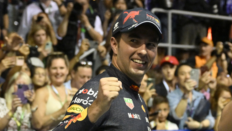 Checo P&eacute;rez en el Gran Premio de Singapur