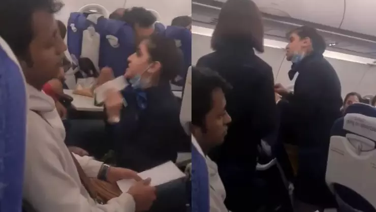 Azafata le grita a pasajero que no es su sirvienta y se hace viral