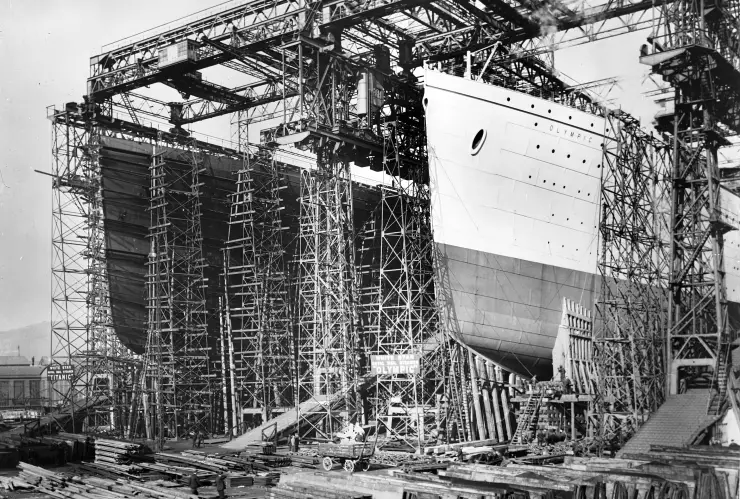 Así lucía el RMS Titanic en su botadura y pruebas de mar en 1912 FOTOS 1.jpg