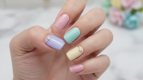 Uñas monocromáticas