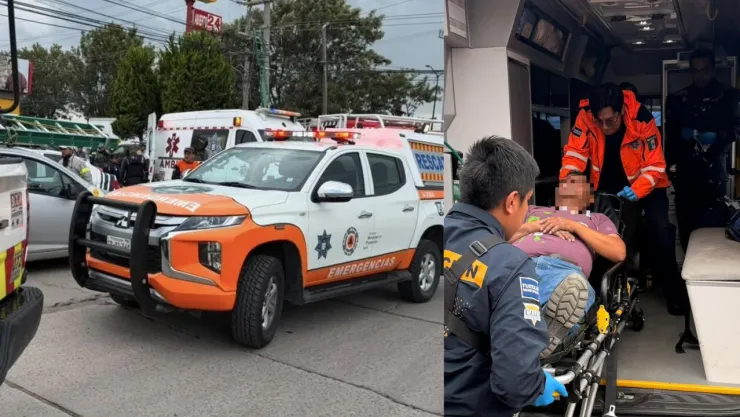 Trabajador recibe descarga eléctrica en San Pablo Xochimehuacan