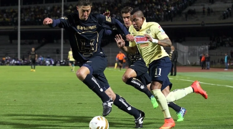 Pumas vence al superlíder América 1-0 con gol de Eduardo Herrera