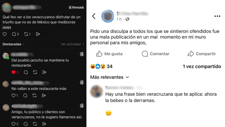 Restaurante argentino insulta a Veracruzanos