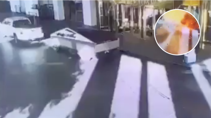 Camioneta explotó en Torre Trump