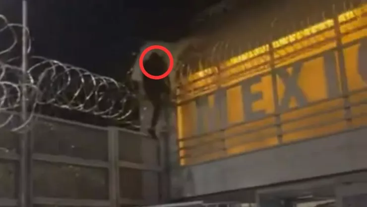 Hombre se brinca por garita de San Ysidro