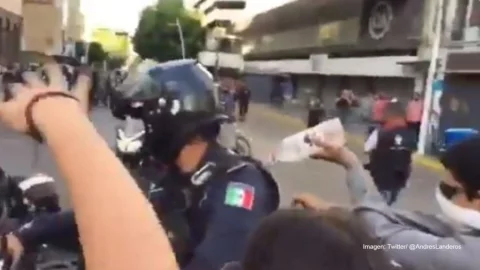Agresor de policía en Jalisco