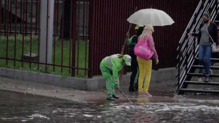 Protección Civil activó la alerta amarilla por lluvia y caída de granizo en cuatro alcaldías de la CDMX.