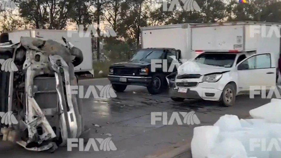volcadura camioneta hielo autopista méxico-puebla hoy