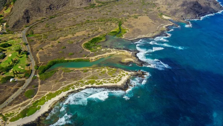 Costa de EU se hunde