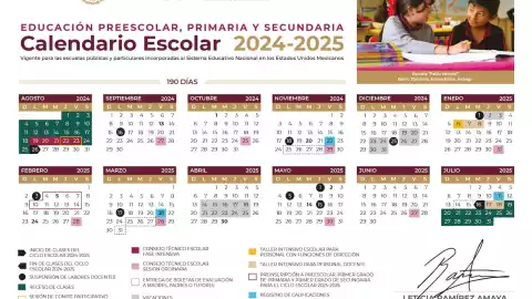 Calendario escolar 2024-2025