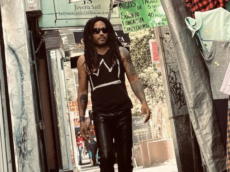 Lenny Kravitz en México visita Mixcoac CDMX