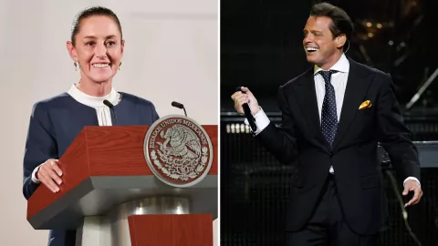 luis miguel en la toma de protesta de claudia sheinbaum