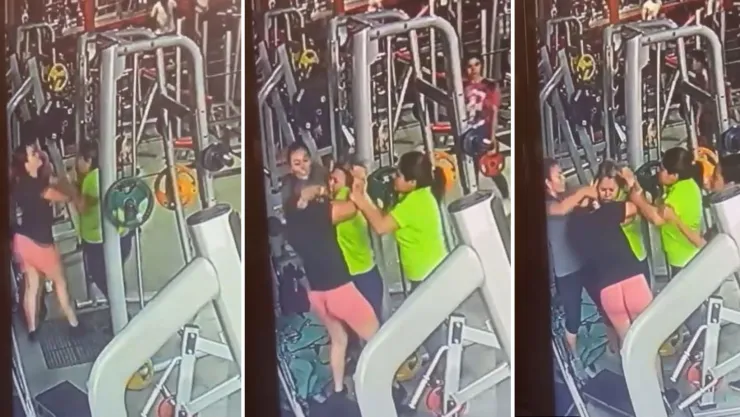 mujeres se pelean en gym por una máquina de pesas.jpg