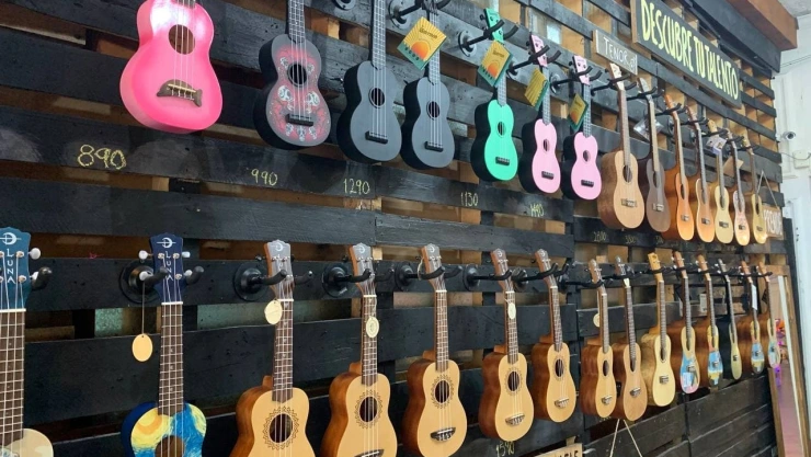 Tienda de ukuleles y guitarras