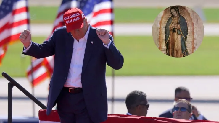 “Happy Birthday Mary”, Trump en la polémica tras felicitarla con imagen de la Virgen de Guadalupe