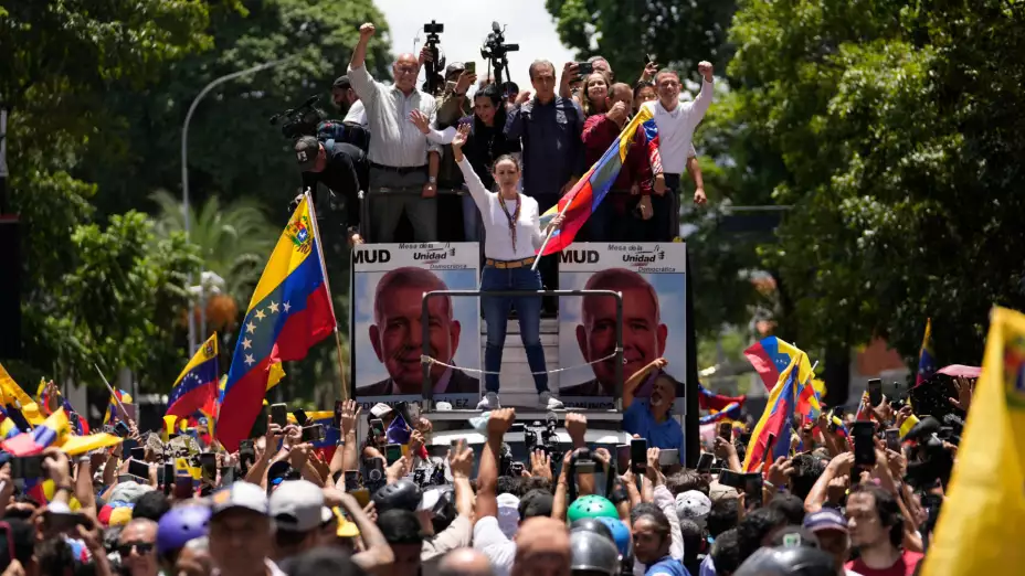 La líder opositora venezolana, María Corina Machado.