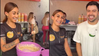 VIDEO | Ella es “Joss” la vendedora de flautas más guapa de Guadalajara y viral en redes sociales
