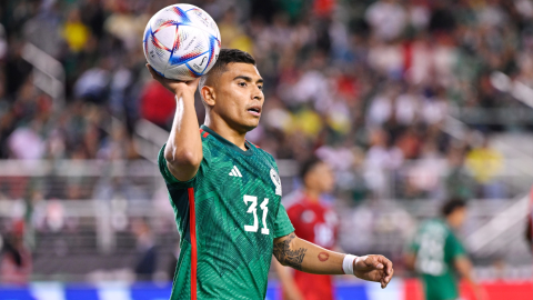 Obel&iacute;n Pineda con la Selecci&oacute;n Mexicana